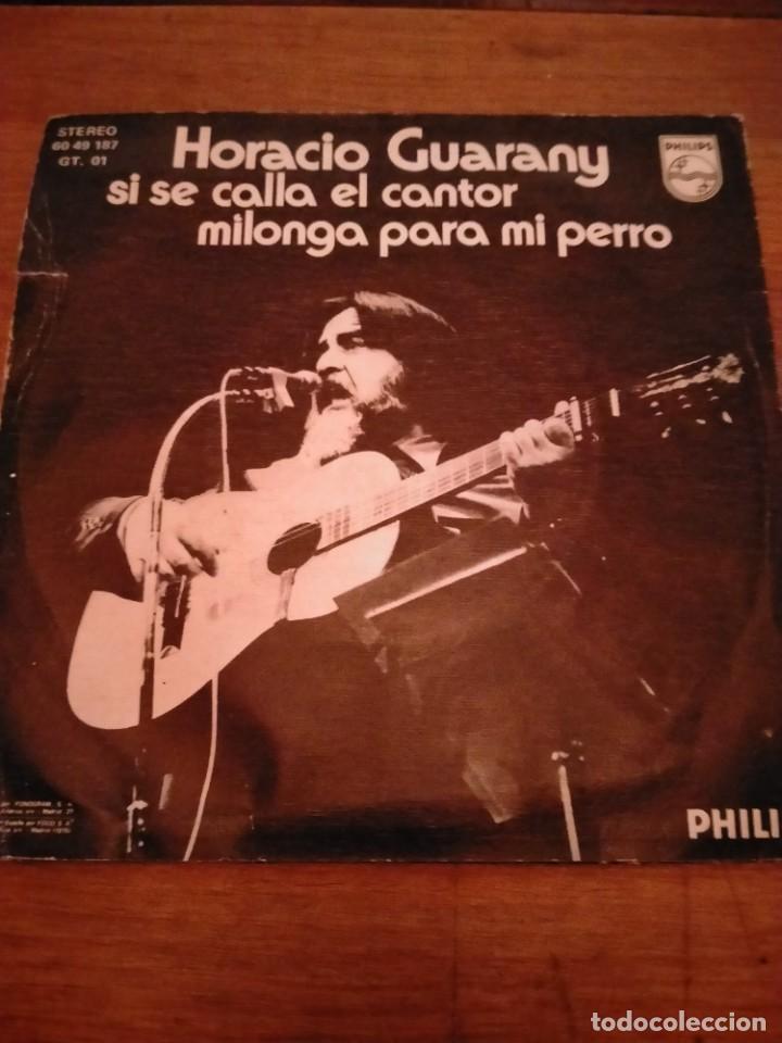Discos de vinilo: VINILO SINGLE HORACIO GUARANY - Foto 2