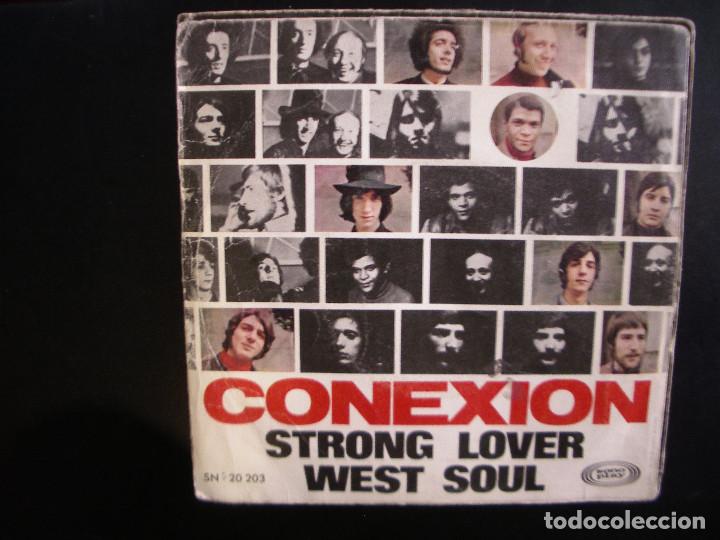 Discos de vinilo: CONEXION. STRONG LOVE. SINGLE. LUIS COBOS. - Foto 2
