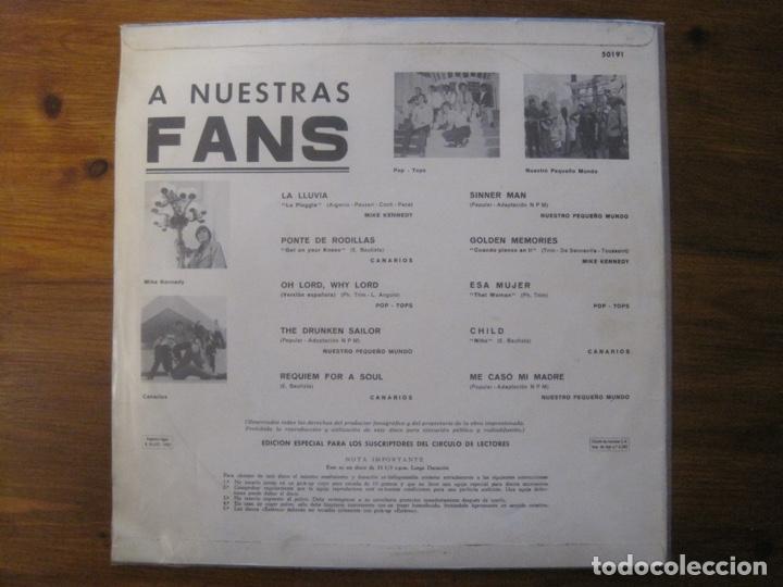 Discos de vinilo: Varios A Nuestras Fans Lp - Foto 2