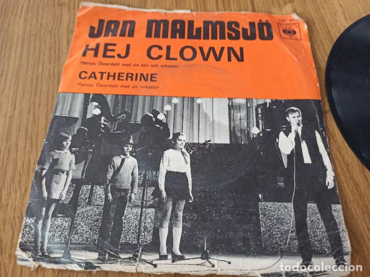 Discos de vinilo: JAN MALMSJO HEJ CLOWN CATHERINE - Foto 3