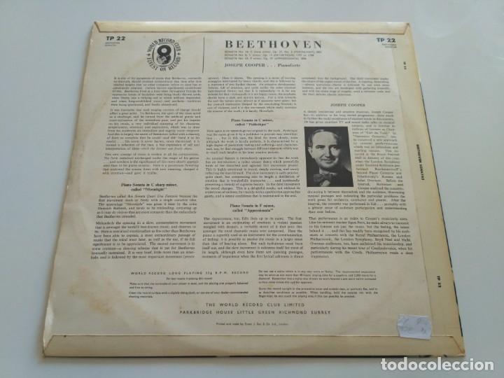 Discos de vinilo: Beethoven - Joseph Cooper - Beethoven Sonatas (LP, Mono) - Foto 2