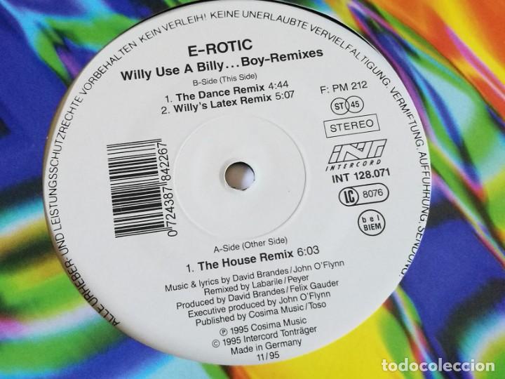 Discos de vinilo: E-Rotic - Willy Use A Billy...Boy-Remixes - 1995 - Foto 1