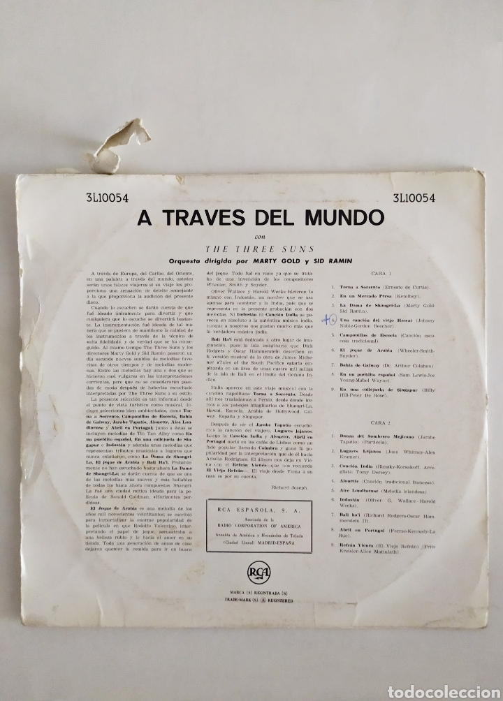 Discos de vinilo: LP vinilo The Three Suns - Foto 2