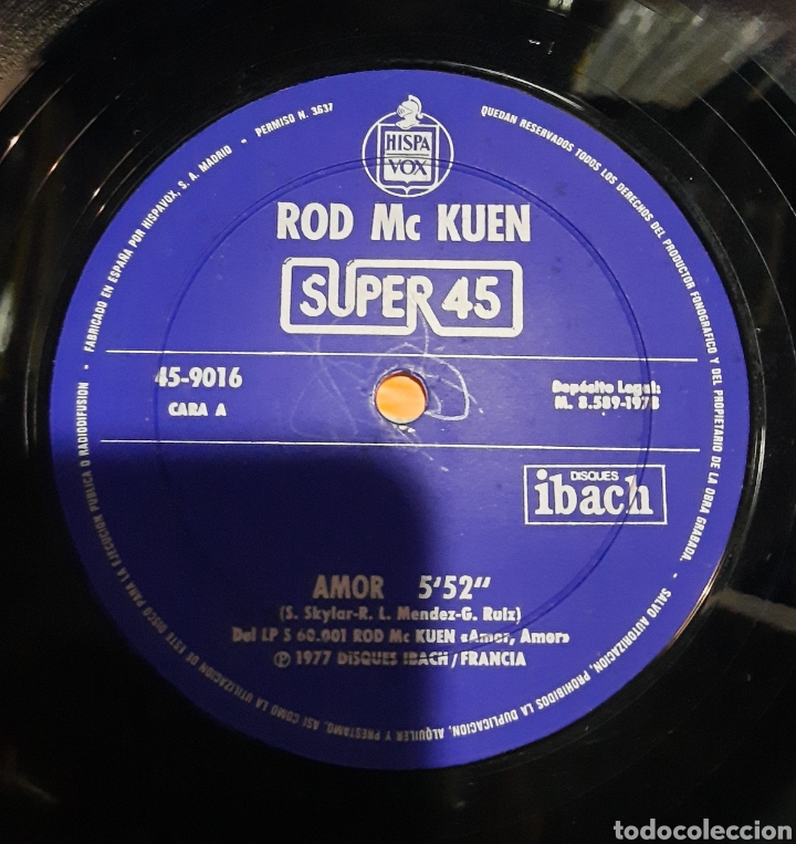 Discos de vinilo: Rod Mc Kuen - Amor, amor - Foto 2