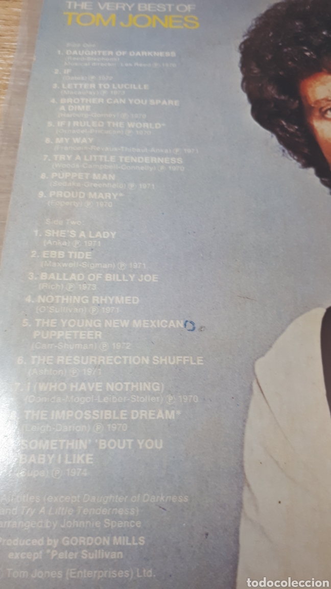 Discos de vinilo: TOM JONES THE VERY BEST - Foto 3
