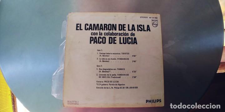 Discos de vinilo: CAMARON DE LA ISLA-EP TIENTOS +3 - Foto 2
