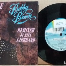 Discos de vinilo: BOBBY BROWN / FREE STYLE MEGAMIX / SINGLE 7 INCH. Lote 220913311