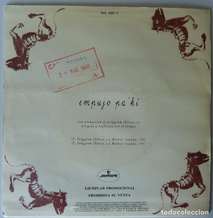 Discos de vinilo: TXARRENA // EMPUJO // 1992 // PROMO // SINGLE - Foto 2