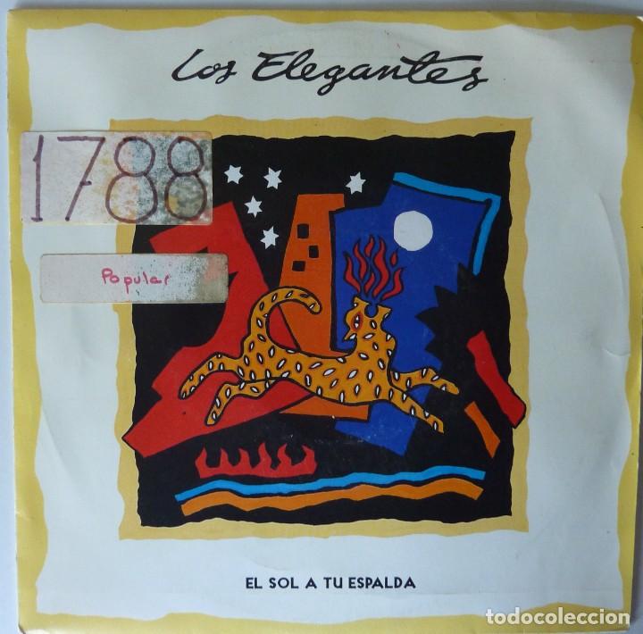 Discos de vinilo: LOS ELEGANTES // EL SOL A TU ESPALDA // PROMO // 1991 // SINGLE - Foto 1