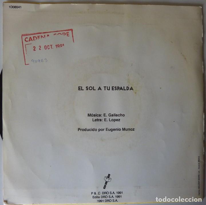 Discos de vinilo: LOS ELEGANTES // EL SOL A TU ESPALDA // PROMO // 1991 // SINGLE - Foto 2