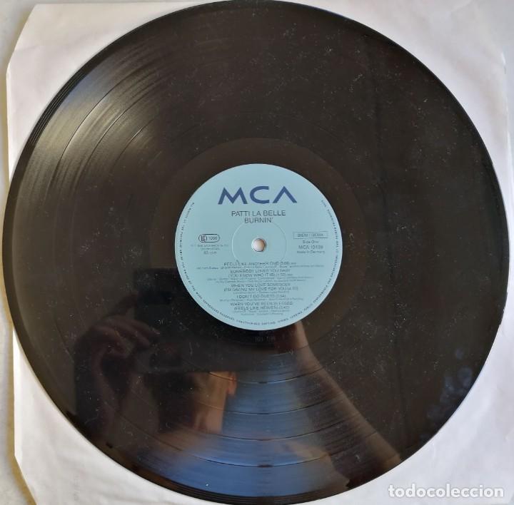 Discos de vinilo: Patti LaBelle. Burnin, MCA Records MCA 10439 - Foto 5