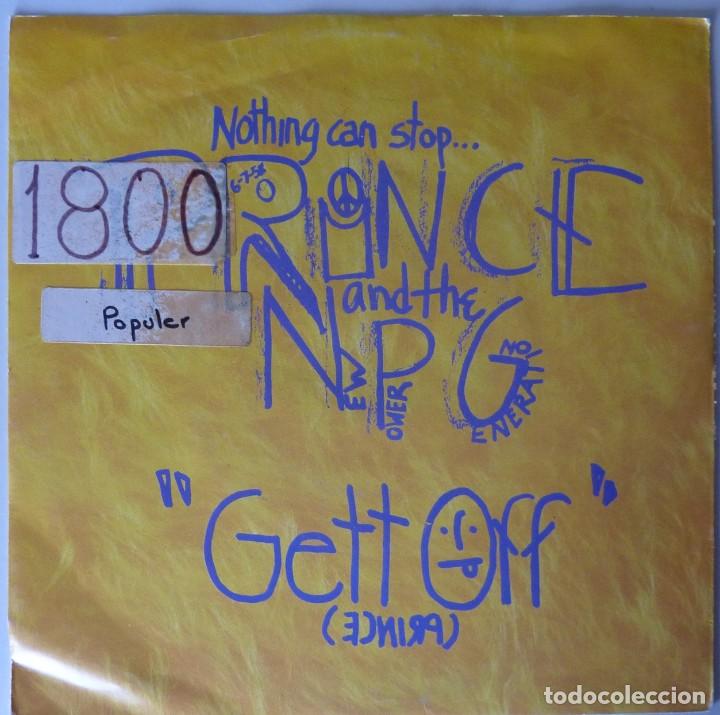 Discos de vinilo: PRINCE // GETT OFF // 1991 // MADE GERMANY// SINGLE - Foto 1
