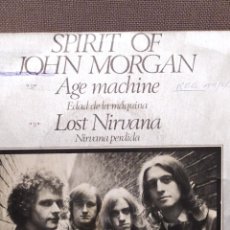 Discos de vinilo: SPIRIT OF JOHN MORGAN, AGE MACHINE, LOST NIRVANA EKIPO 1971 PROGRESIVO