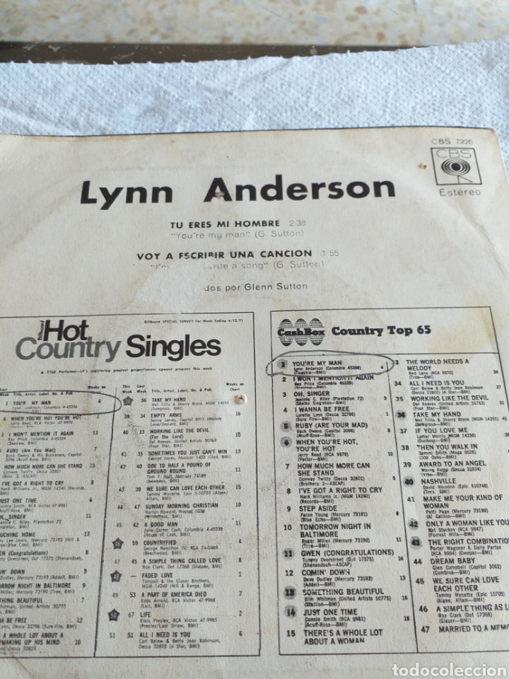 Discos de vinilo: Linn Anderson disco de vinilo - Foto 2