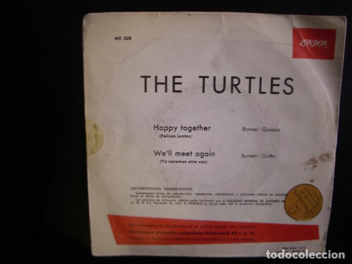 Discos de vinilo: THE TURTLES- HAPPY TOGETHER. SINGLE. - Foto 2