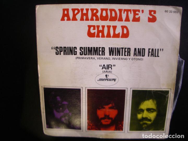 Discos de vinilo: APHRODITE S CHILD- SPRING SUMMER WINTER AND FALL. SINGLE. - Foto 1