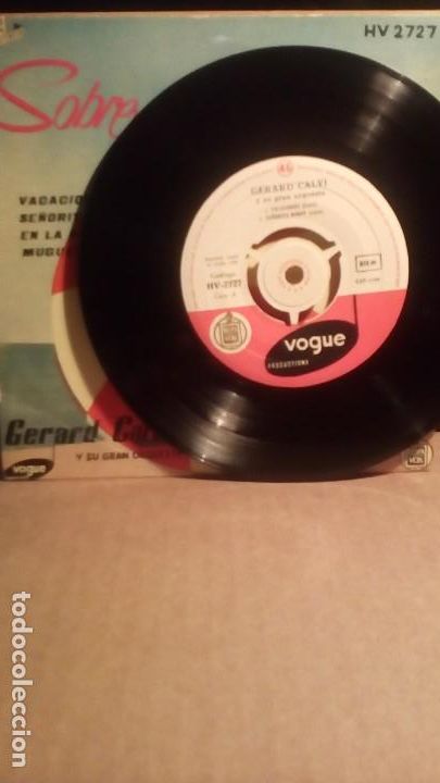 Discos de vinilo: GERARD CALVI Y SU GRAN ORQUESTA - SOBRE LA PLAYA . - Foto 2