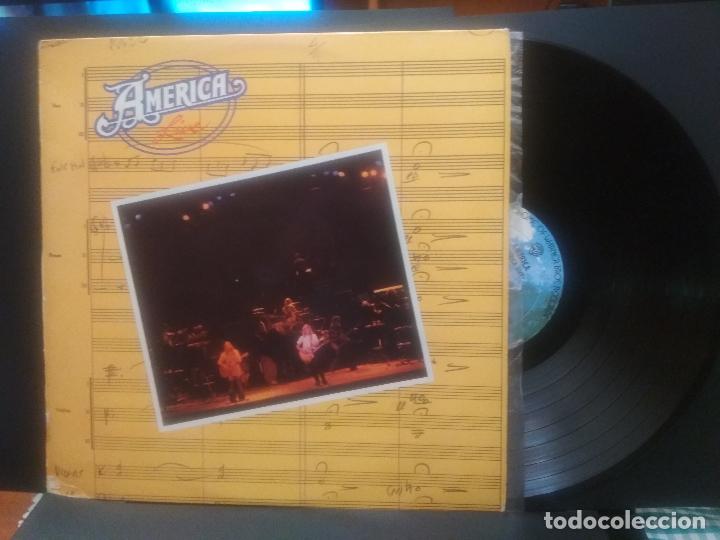Vinyl-Schallplatten: AMERICA AMERICA LIVE LP SPAIN 1977 PDELUXE