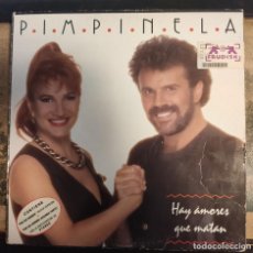 Discos de vinilo: LP VINILO DE PIMPINELA AMORES QUE MATAN. Lote 352122434