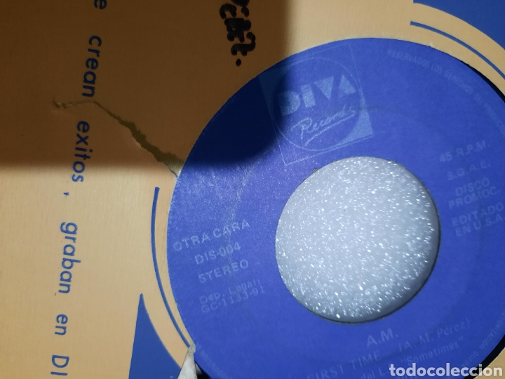 Discos de vinilo: A. M. - sometimes. Pop canario - Foto 2