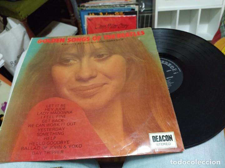 Discos de vinilo: GOLDEN SONGS OF THE BEATLES A SALUTE BY SUPERSESSIOIN WORKSHOP - 1971 ENGLAND