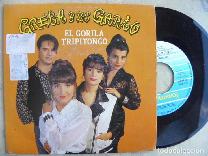 Discos de vinilo: GRETA Y LOS GARBO -EL GORILA TRIPITONGO -SINGLE 1992 - Foto 1