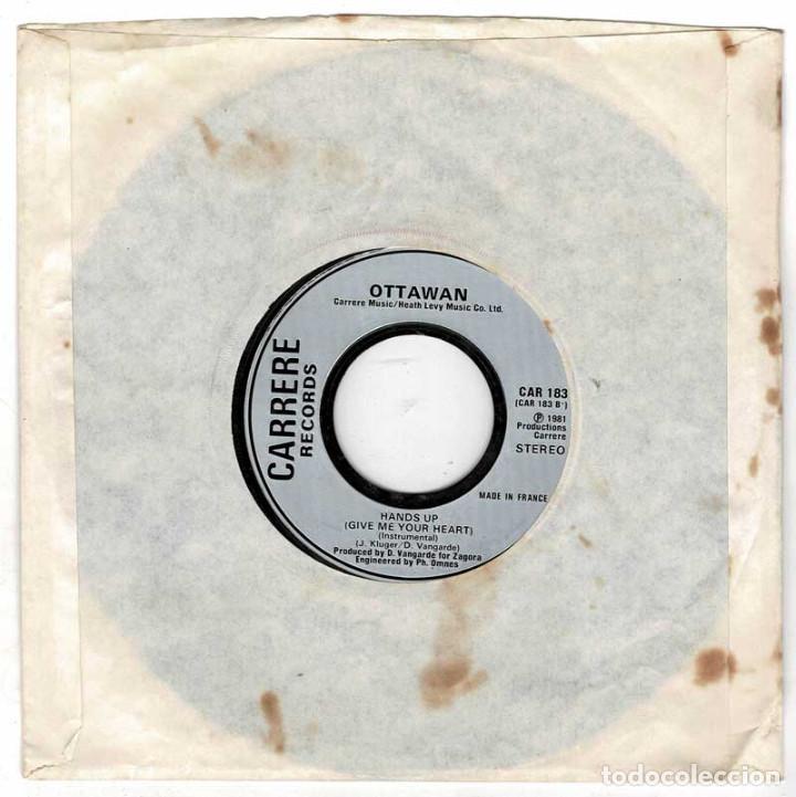 Discos de vinilo: Ottawan - Hands Up. Give me your heart. Single - Foto 2