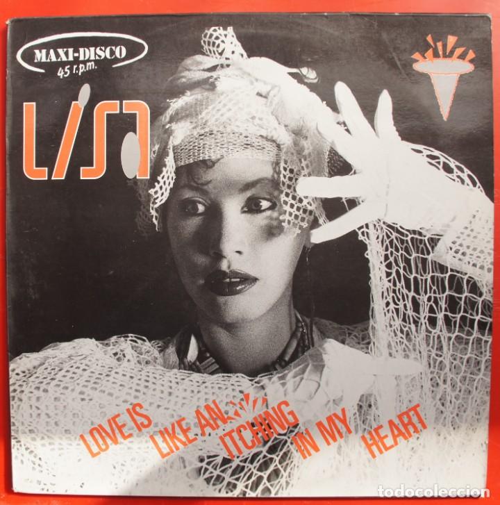 Dischi in vinile: DISCO DE VINILO-LISA LOVE IS LIKE AN ITCHING IN MY HEART