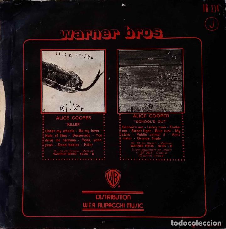 Discos de vinilo: ALICE COOPER, ELECTED. SINGLE FRANCIA - Foto 2