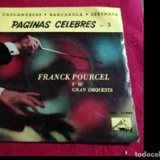 Discos de vinilo: FRANCK POURCEL Y SU ORQUESTA. PAGINAS CELEBRES 3