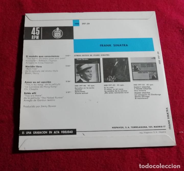 Discos de vinilo: FRANK SINATRA - EL MUNDO QUE CONOCIAMOS - Foto 2
