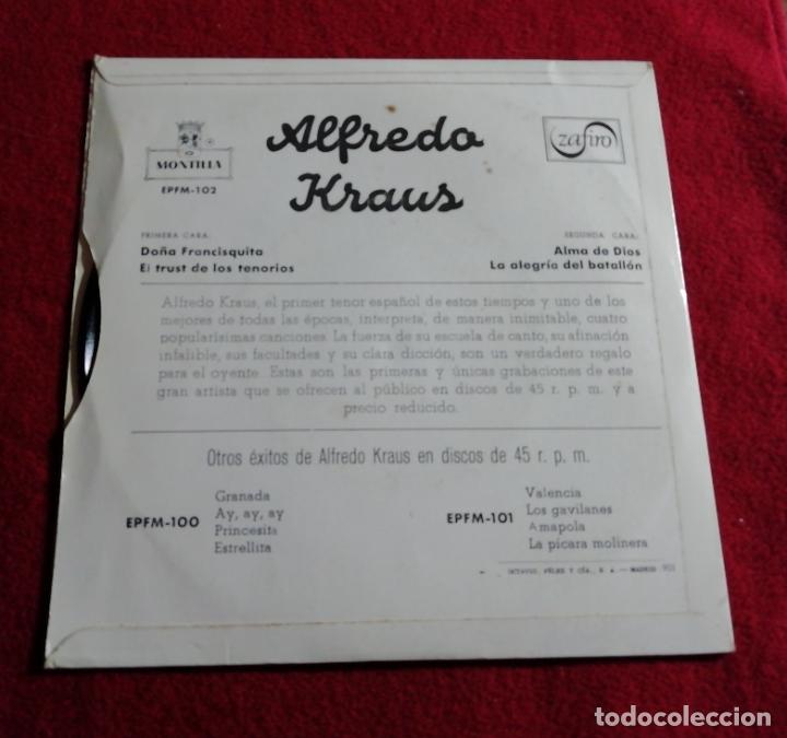 Discos de vinilo: ALFREDO KRAUS 4 EXITOS - Foto 2