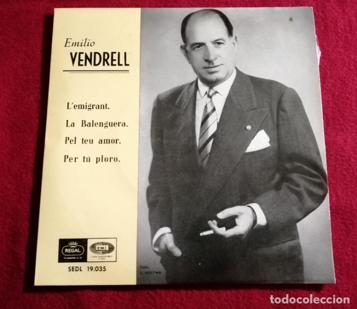 Discos de vinilo: EMILIO VENDRELL - L`EMIGRANT + 3 MAS - Foto 1