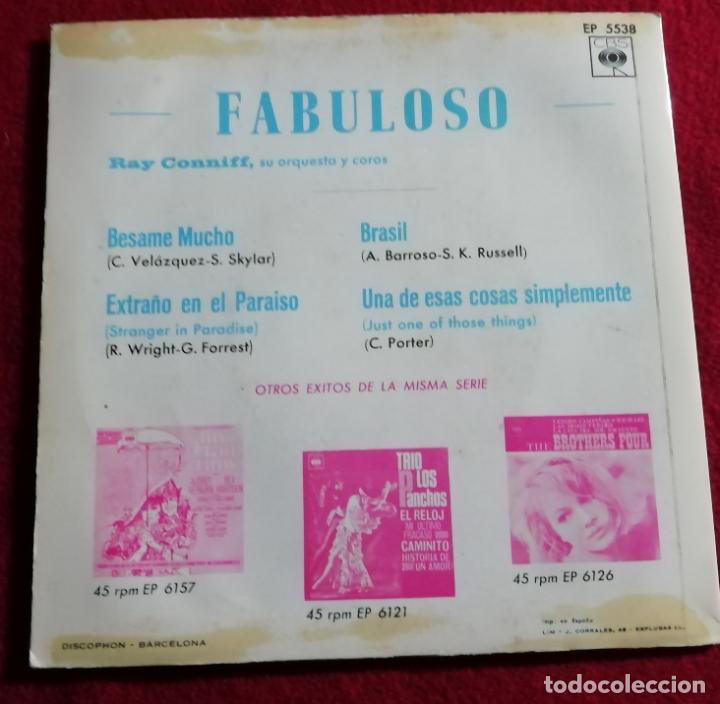 Discos de vinilo: Ray Conniff - Besame mucho / Extra&ntilde;o en el Para&iacute;so / Brasil... - Foto 2
