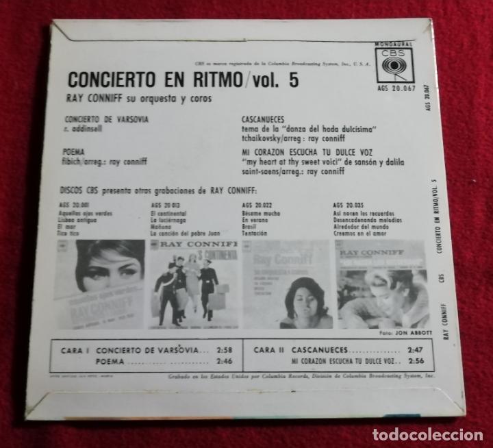 Discos de vinilo: RAY CONNIFF - CONCIERTO EN RITMO VOL. 5 - Foto 2