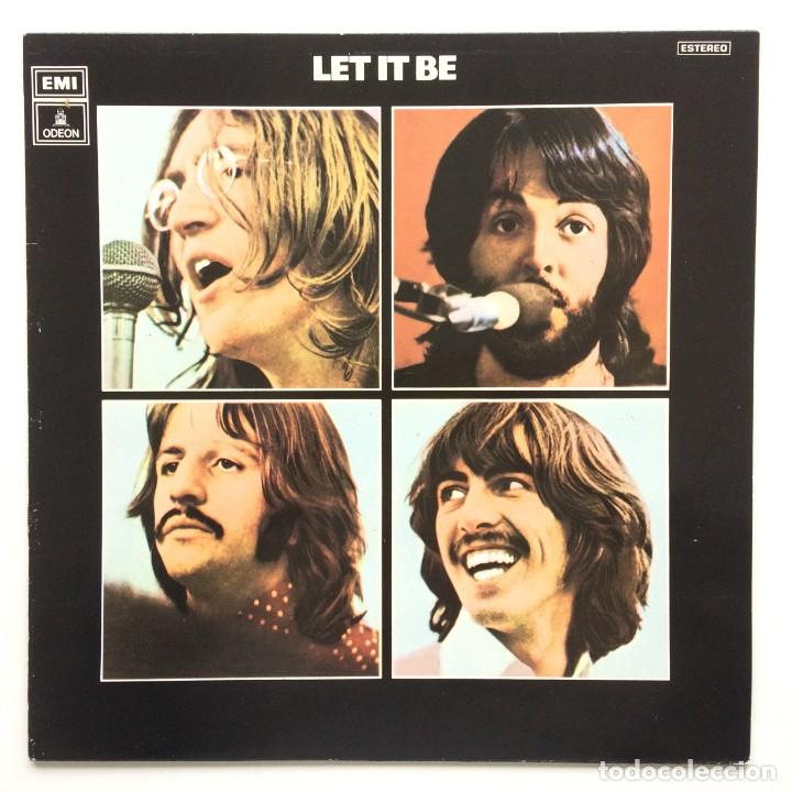 Discos de vinilo: The Beatles &ndash; Let It Be Spain 1971 Odeon* - Foto 1