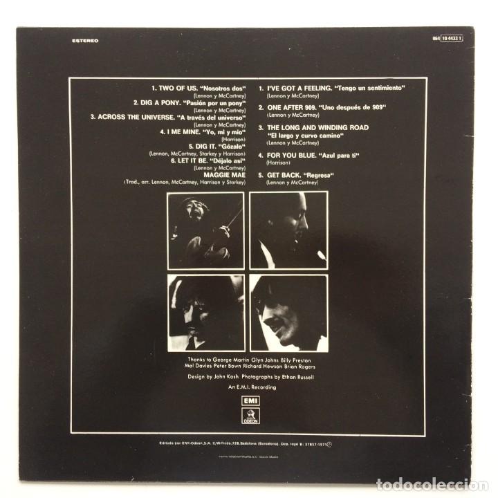Discos de vinilo: The Beatles &ndash; Let It Be Spain 1971 Odeon* - Foto 2