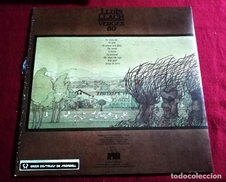 Discos de vinilo: LLUIS LLACH - VERGES 50 - LP - Foto 2