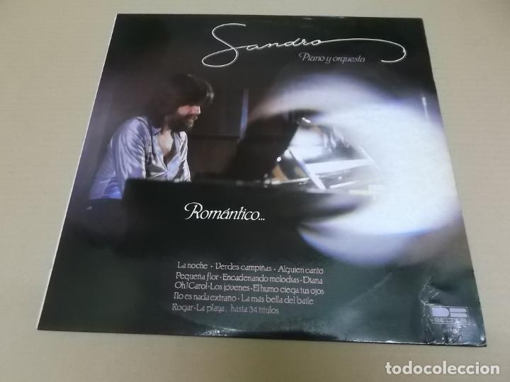 Discos de vinilo: SANDRO (LP) ROMANTICO A&Ntilde;O 1981 - Foto 1