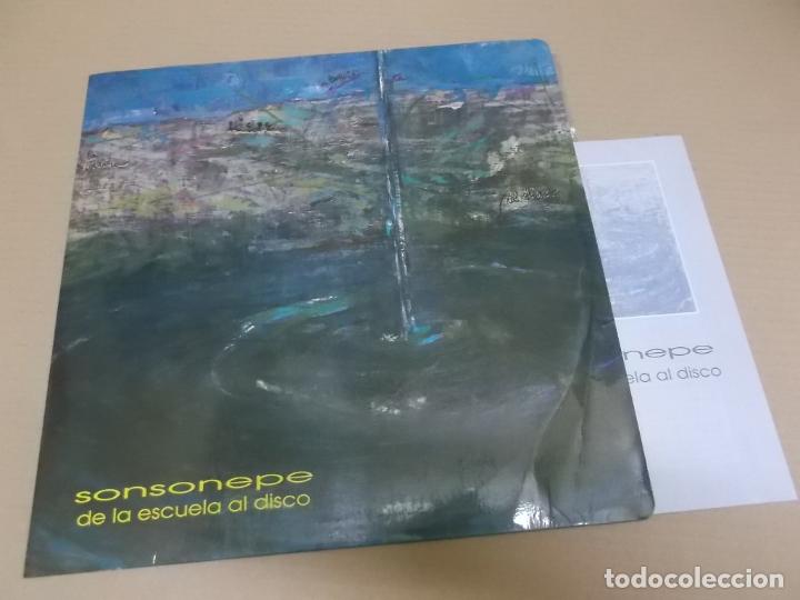 Discos de vinilo: SONSONEPE (LP) DE LA ESCUELA AL DISCO A&Ntilde;O 1992 &ndash; EDICION COLOMBIA &ndash; LIBRETO CON BIOGRAFIA Y LETRAS