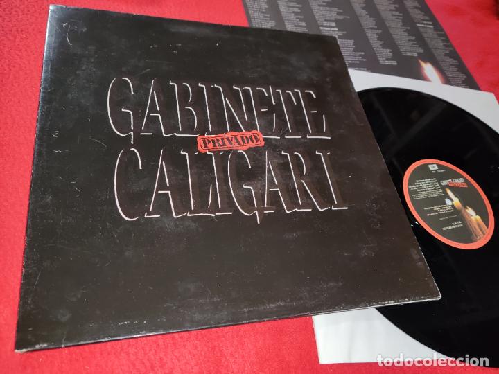 Discos de vinilo: GABINETE CALIGARI Privado LP 1989 EMI MOVIDA POP JAIME URRUTIA GATEFOLD