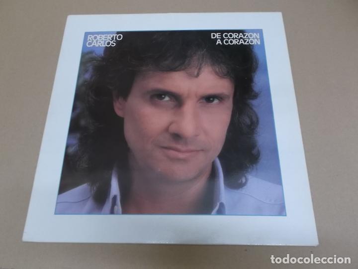 Discos de vinilo: ROBERTO CARLOS (LP) DE CORAZON A CORAZON A&Ntilde;O 1985 - Foto 1