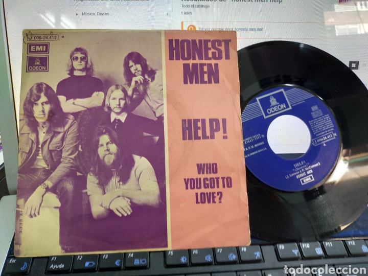 Discos de vinilo: Honest men single help! Espa&ntilde;a 1971 - Foto 1
