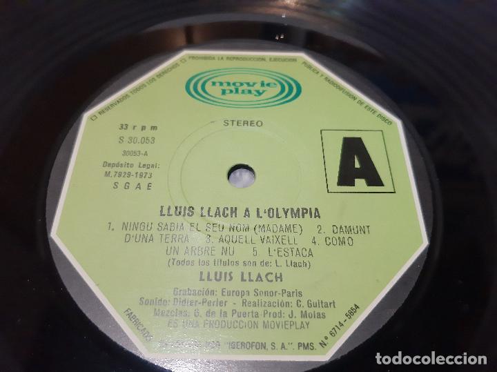 Discos de vinilo: LLU&Iacute;S LLACH -A LOLYMPIA- LP DISCO VINILO - Foto 2
