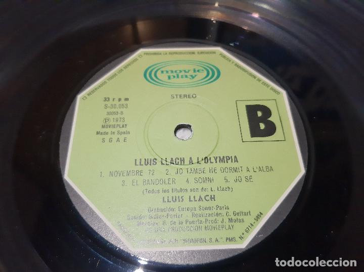 Discos de vinilo: LLU&Iacute;S LLACH -A LOLYMPIA- LP DISCO VINILO - Foto 3