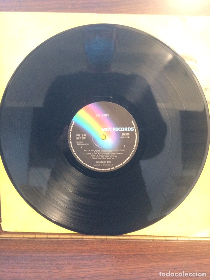 Discos de vinilo: WISHBONE ASH. Live Dates. USA. - Foto 6