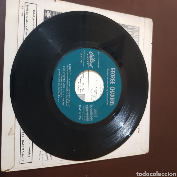 Discos de vinilo: GEORGE CHAKIRIS - WEST SIDE STORYS DYNAMIC 1963 CAPITOL - Foto 4