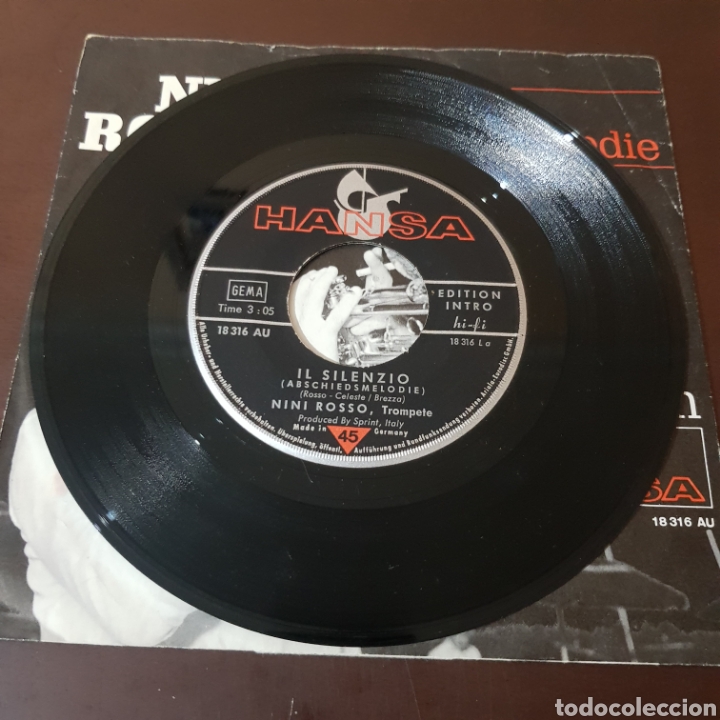 Discos de vinilo: NINI ROSSO - IL SILENZIO - DER CLOWN - Foto 4