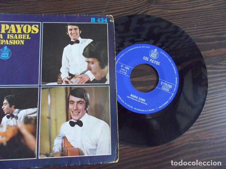 Discos de vinilo: los payos - maria isabel / compasion - hispavox 1969 - Foto 2