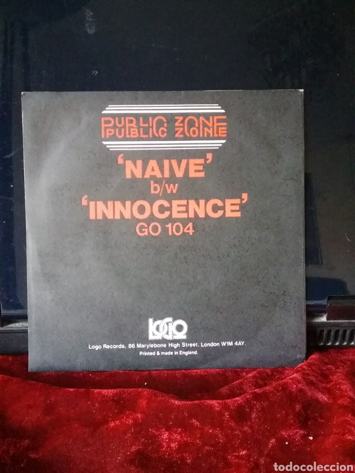 Discos de vinilo: PUBLIC ZONE 1977 Single LOGO Englang - Foto 2